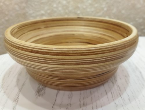 Чаша из шпона берёзы, 23 см