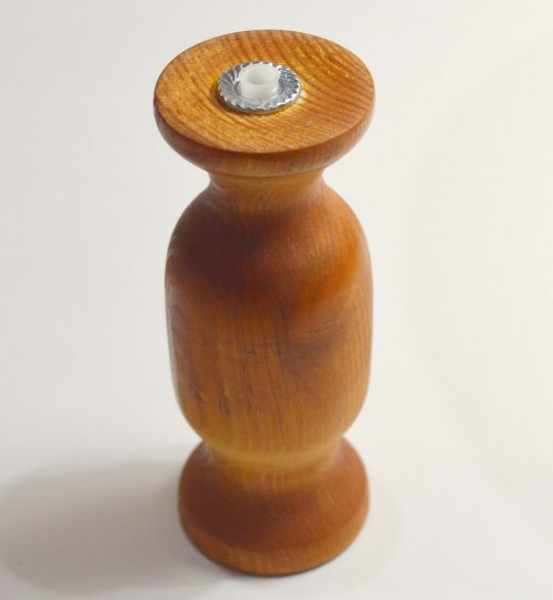 Подсвечник из массива тополя, 12 см