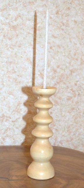 Высокий подсвечник под маленькую свечу, 16 см