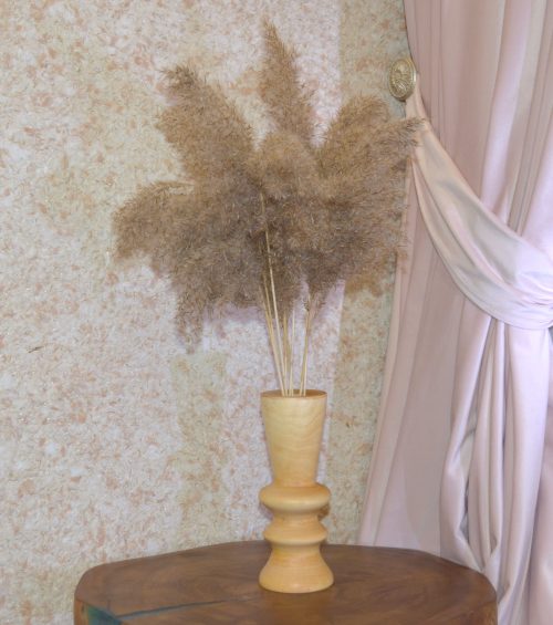 Ваза для сухоцветов, ольха, 19 см