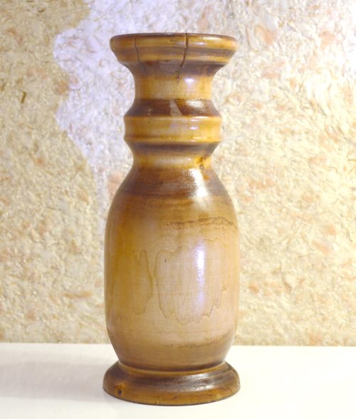 Ваза для сухоцветов настольная, вяз, 20 см