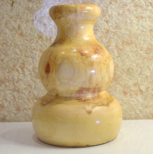 Ваза для цветов-сухоцветов, клён, 16 см