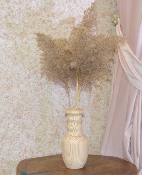 Ваза для сухоцветов под роспись, сосна, 20 см