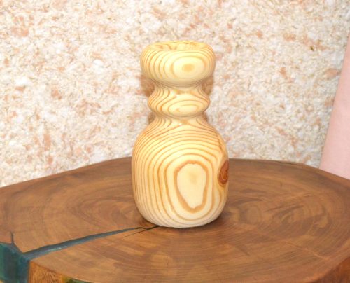 Ваза под сухоцветы, сосна, лазурь