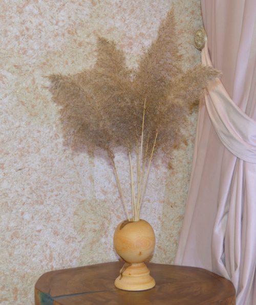 Ваза для сухоцветов, ольха, 13 см