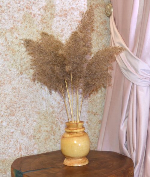 Ваза под сухоцветы из клёна, 14 см