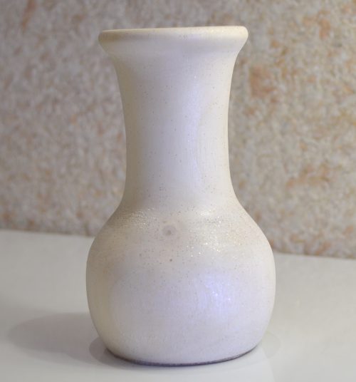 Ваза для сухоцветов, белая, 14 см